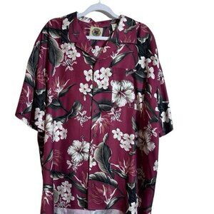 Pusser’s West Indies Silk Hawaiian Shirt -size Large